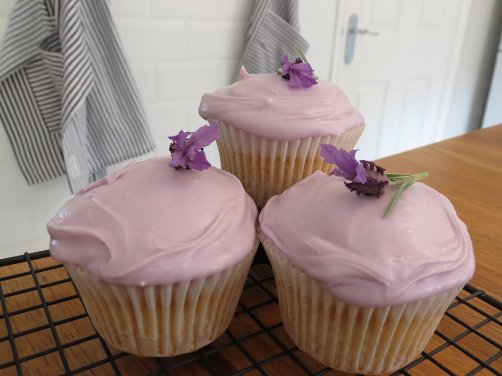Lavender cupcakes, FODMAP friendly