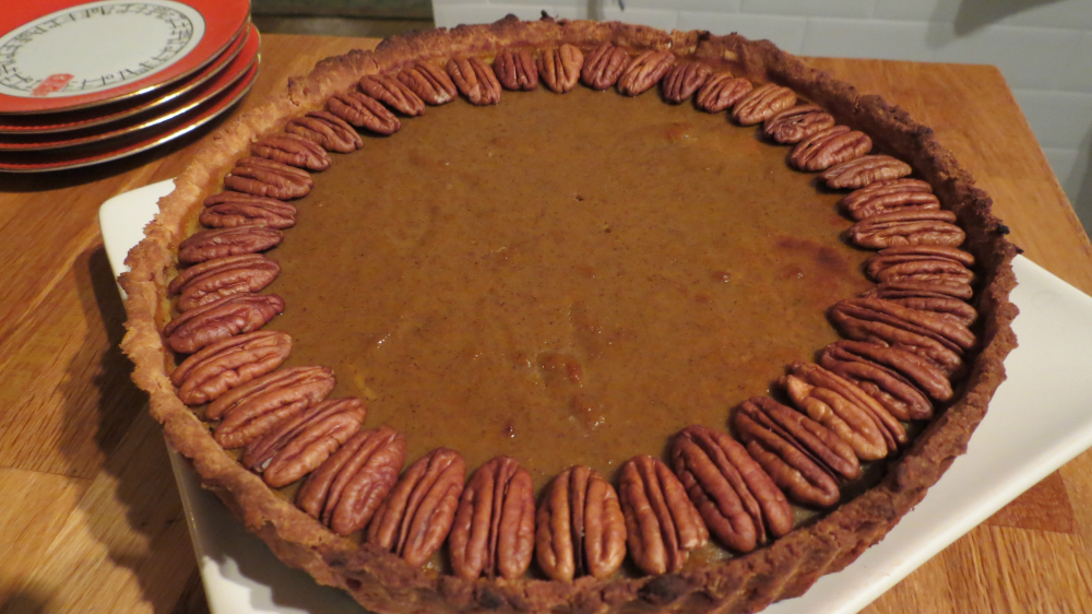 Pumpkin pie - gluten free and low FODMAP